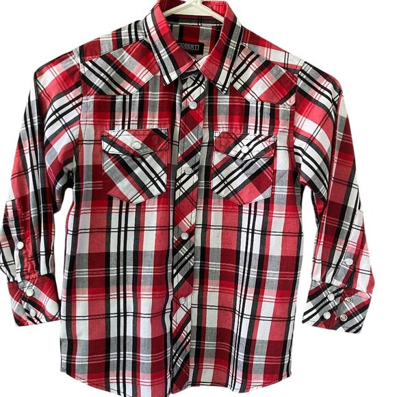 Gioberti Size 6 Western Shirt made in Italy - Picture 9 of 15